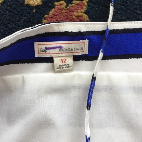 Gap Connie Striped Sateen Summer Day Dress Pockets - Picture 4 of 5